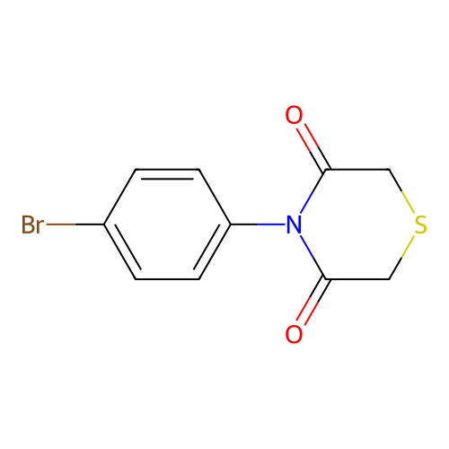 4-(4-Bromophenyl)thiomorpholine-3,5-dione structure