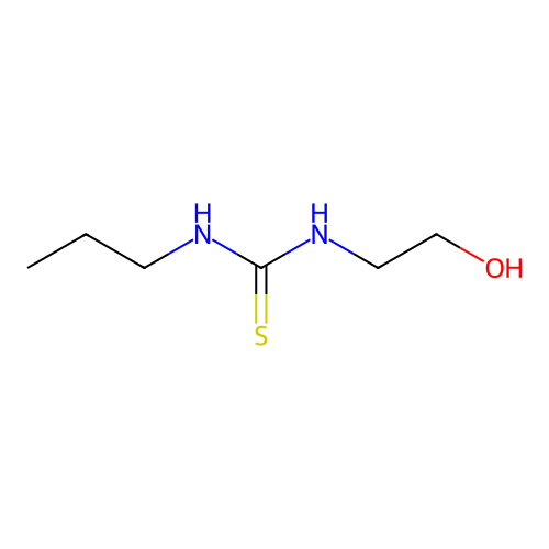 1-(2-Hydroxyethyl)-3-propylthiourea structure