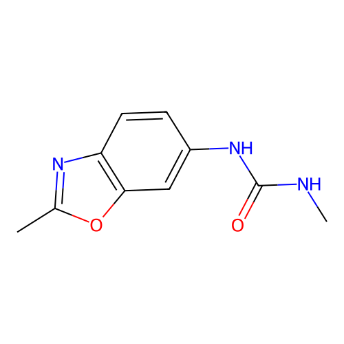 N-methyl-N'-(2-methyl-1,3-benzoxazol-6-yl)urea structure