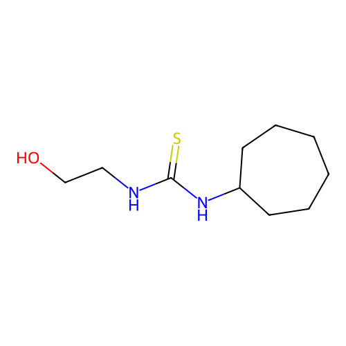 1-Cycloheptyl-3-(2-hydroxyethyl)thiourea structure