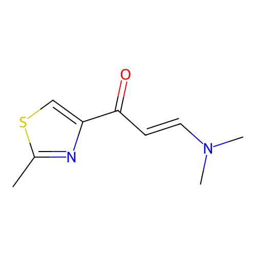 3-(Dimethylamino)-1-(2-methyl-1,3-thiazol-4-yl)prop-2-en-1-one structure
