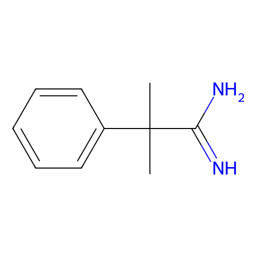 2-Methyl-2-phenylpropanimidamide structure