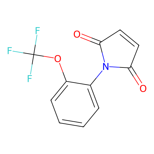 1H-Pyrrole-2,5-dione, 1-[2-(trifluoromethoxy)phenyl]- structure