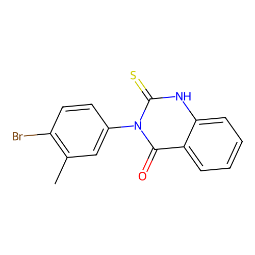 3-(4-Bromo-3-methylphenyl)-2-thioxo-2,3-dihydro-4(1H)-quinazolinone structure