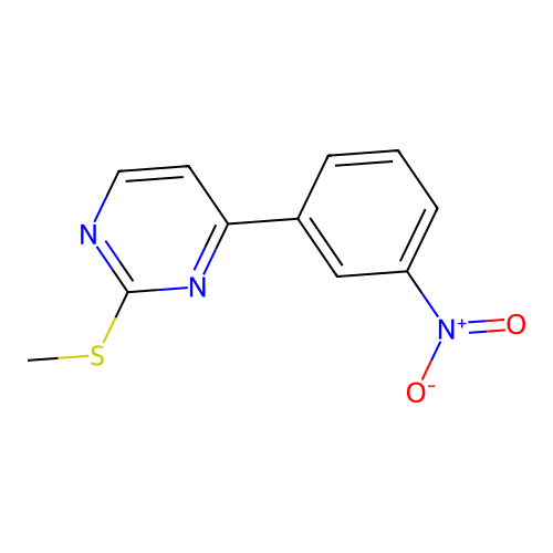 2-(Methylthio)-4-(3-nitrophenyl)pyrimidine structure
