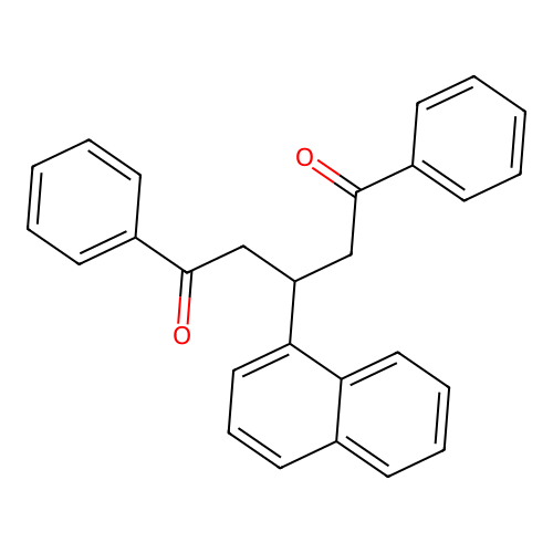 1,5-Pentanedione, 3-(1-naphthalenyl)-1,5-diphenyl- structure