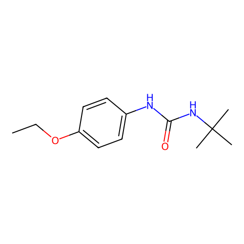 3-Tert-butyl-1-(4-ethoxyphenyl)urea structure