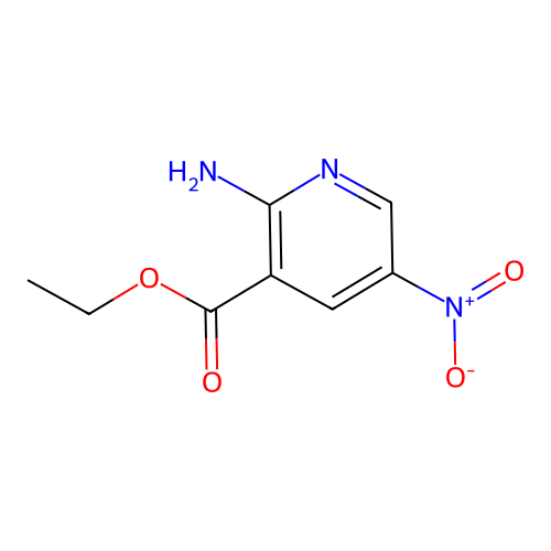 Ethyl 2-amino-5-nitronicotinate structure