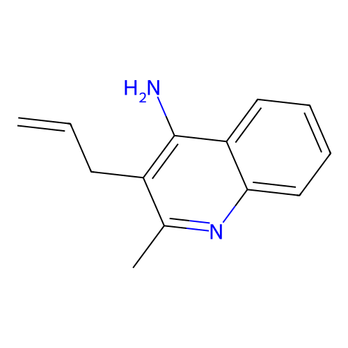 4-Quinolinamine, 2-methyl-3-(2-propenyl)- structure