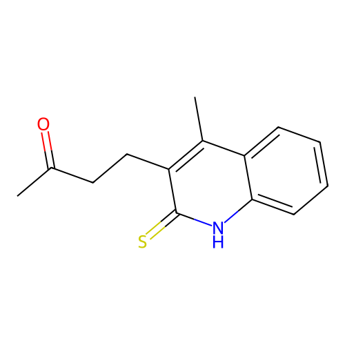 4-(4-Methyl-2-thioxo-1,2-dihydroquinolin-3-yl)butan-2-one structure