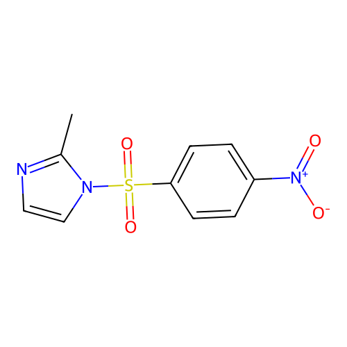 2-Methyl-1-(4-nitrobenzenesulfonyl)-1H-imidazole structure