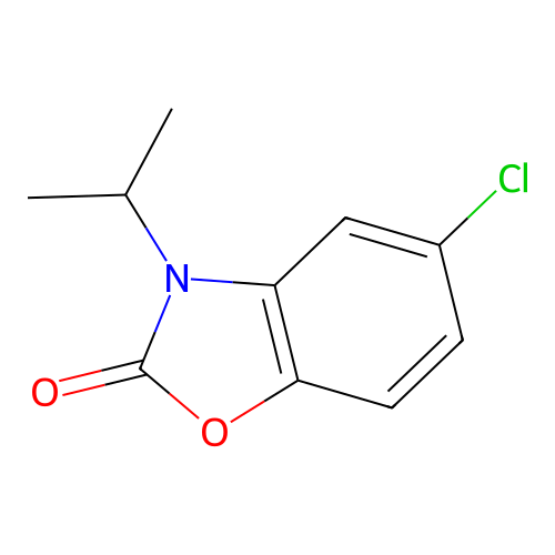 5-chloro-3-isopropyl-1,3-benzoxazol-2(3H)-one structure