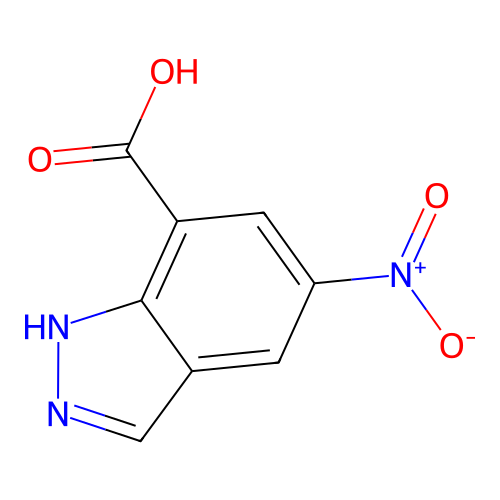 5-Nitro-1H-indazole-7-carboxylic acid structure