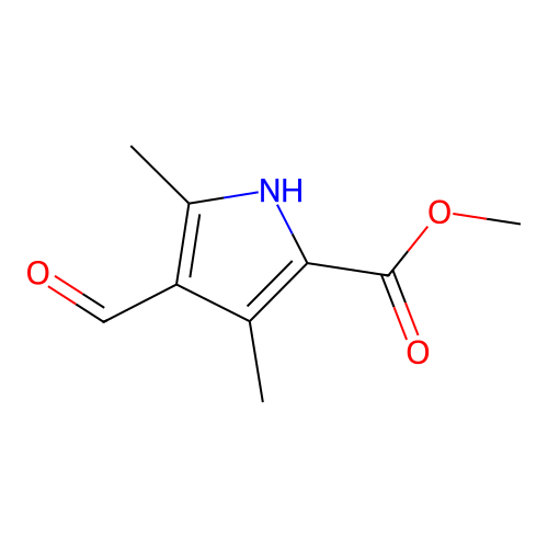 methyl 4-formyl-3,5-dimethyl-1H-pyrrole-2-carboxylate structure