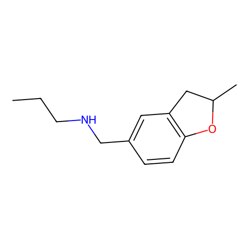 N-[(2-methyl-2,3-dihydro-1-benzofuran-5-yl)methyl]propan-1-amine structure