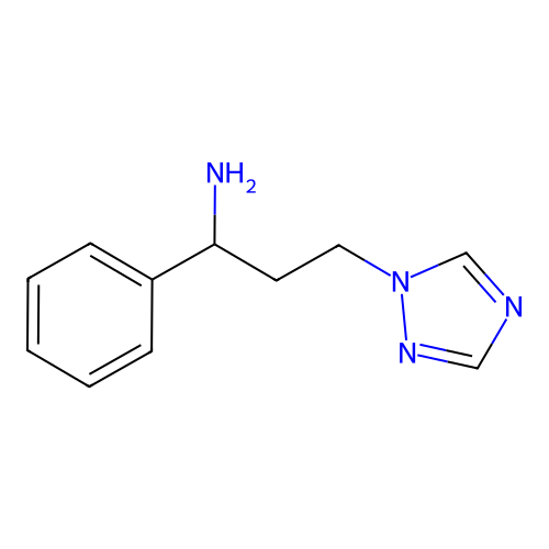 1-Phenyl-3-(1H-1,2,4-triazol-1-YL)propan-1-amine structure