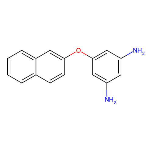 5-(2-Naphthalenyloxy)-1,3-benzenediamine structure