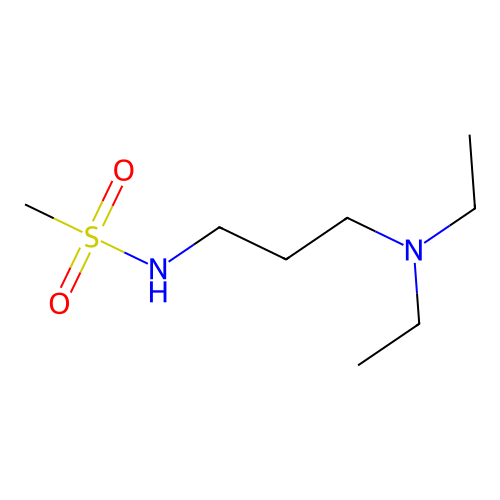 Methanesulfonamide, N-[3-(diethylamino)propyl]- structure
