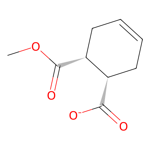 (1S,6R)-6-(Methoxycarbonyl)cyclohex-3-ene-1-carboxylate structure