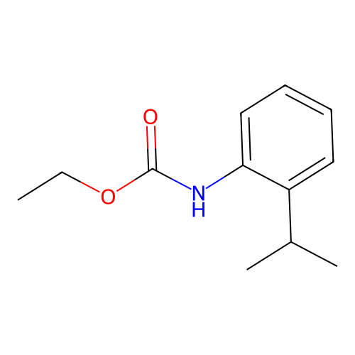 Carbamic acid, [2-(1-methylethyl)phenyl]-, ethyl ester structure