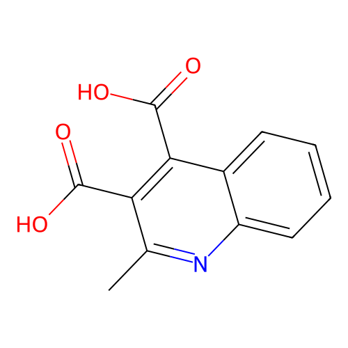 2-Methylquinoline-3,4-dicarboxylic acid structure