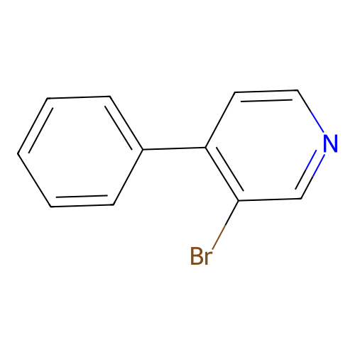 3-Bromo-4-phenylpyridine structure