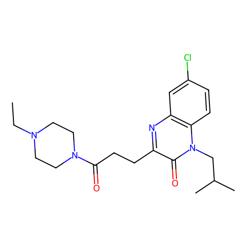 C21H29ClN4O2 structure