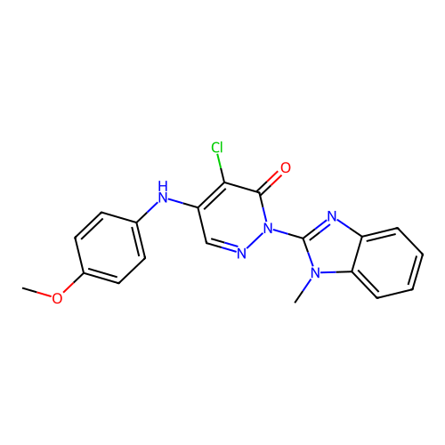 C19H16ClN5O2 structure