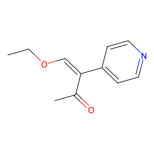 4-Ethoxy-3-(4-pyridyl)-3-buten-2-one structure
