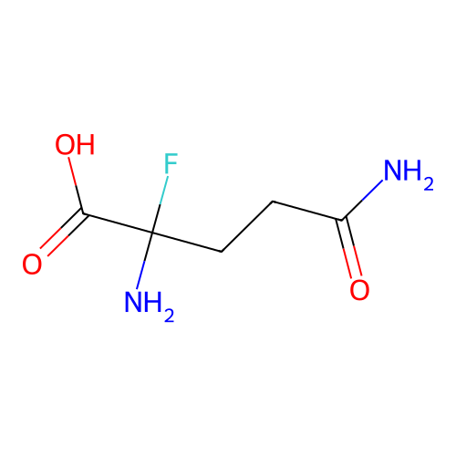 DL-erythro-4-Fluoroisoglutamine structure