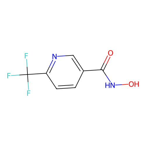 N-hydroxy-6-(trifluoromethyl)pyridine-3-carboxamide structure