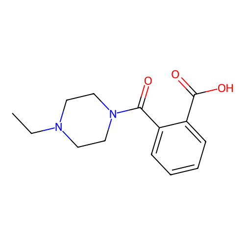 2-(4-Ethyl-piperazine-1-carbonyl)-benzoic acid structure