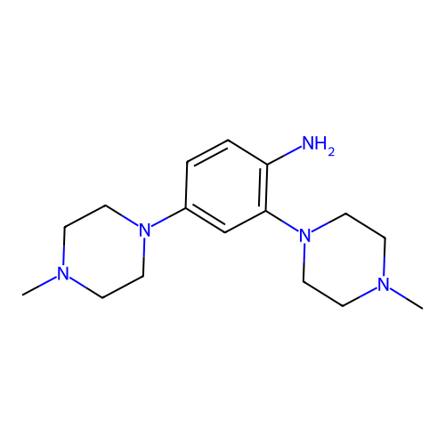 2,4-Bis(4-methylpiperazin-1-yl)aniline structure