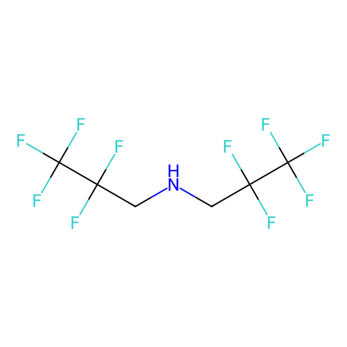 Bis(2,2,3,3,3-pentafluoroprop-1-yl)amine structure