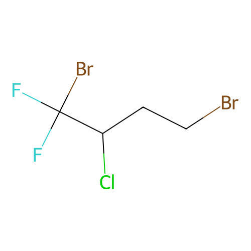 1,4-Dibromo-2-chloro-1,1-difluorobutane structure