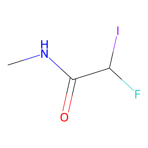 N-Methyl iodofluoroacetamide structure