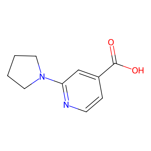 2-Pyrrolidin-1-yl-isonicotinic acid structure