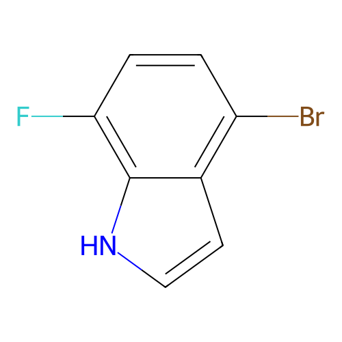 4-Bromo-7-fluoroindole structure