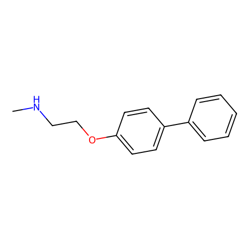 N-methyl-2-(4-phenylphenoxy)ethanamine structure