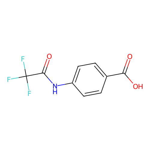 4-(Trifluoroacetylamino)benzoic acid structure