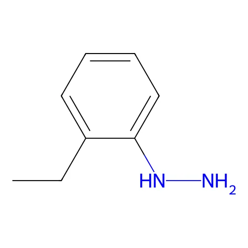 (2-乙基苯基)肼 structure