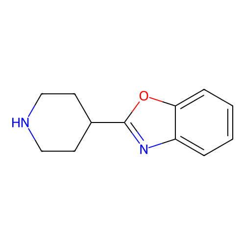 2-(Piperidin-4-yl)-1,3-benzoxazole structure