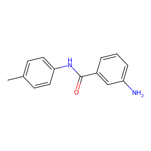 3-amino-N-(4-methylphenyl)benzamide structure