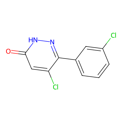 5-Chloro-6-(3-chlorophenyl)pyridazin-3(2H)-one structure