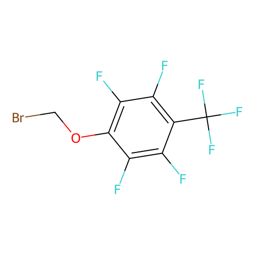 4-Bromomethoxy-2,3,5,6-tetrafluoro-benzotrifluoride structure