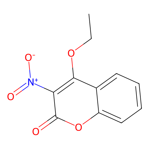 4-Ethoxy-3-nitrochromen-2-one structure