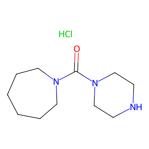 Azepan-1-yl-piperazin-1-yl-methanone Hydrochloride structure