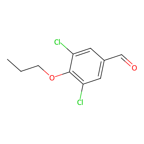 3,5-Dichloro-4-propoxybenzaldehyde structure