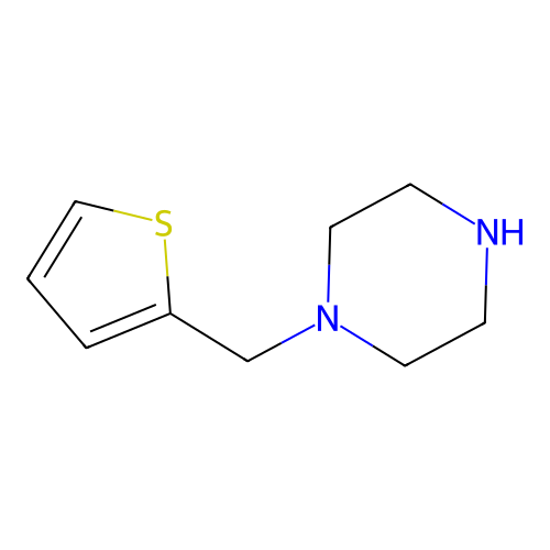 1-(Thien-2-ylmethyl)piperazine structure