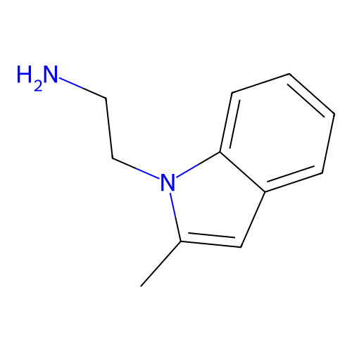 2-(2-Methyl-1H-indol-1-YL)ethanamine structure
